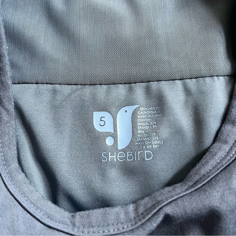 Women's SheBird The Tunic Tank Bra Dress Size 5 Built In Bra Athletic Athleisure - Picture 4 of 7